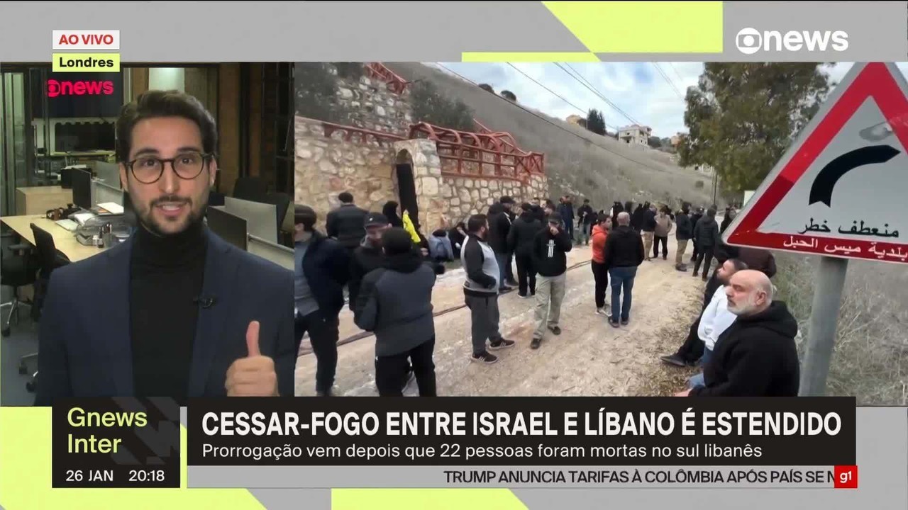 Israel ataca alvos do Hezbollah no Líbano com cessar-fogo em vigor